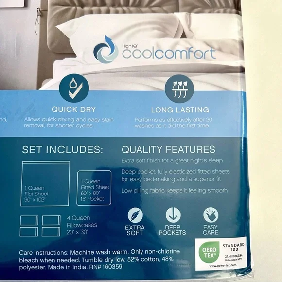 NWT - LUXURY COLLECTION QUEEN SHEET SET